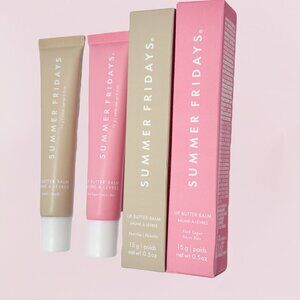 Pink Sugar+Vanilla/2pcs/Summer Fridays Lip Butter Balm Conditioning Lip Mask New
